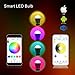 Flux WiFi Smart LED Light Bulb - Compatible with Alexa, Google Home Assistant & IFTTT - Smartphone Controlled Multicolored Color Changing Lights - Sunrise Wake Up Light & Dimmable Night Light