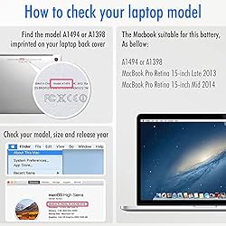 NinjaBatt Battery A1494 for Apple MacBook Pro
