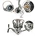 Rose Kuli Spinning Fishing Reel - Metal Spool Baitcasting Fishing Reel 12+1 Ball Bearings for Freshwater and Saltwater 2000