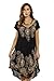 20469-NEW-BB-3X Riviera Sun Dress / Dresses for Women Black/Beige