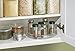 MetroDecor Lazy Susan Regular Turntable Spice Organizer - Clear