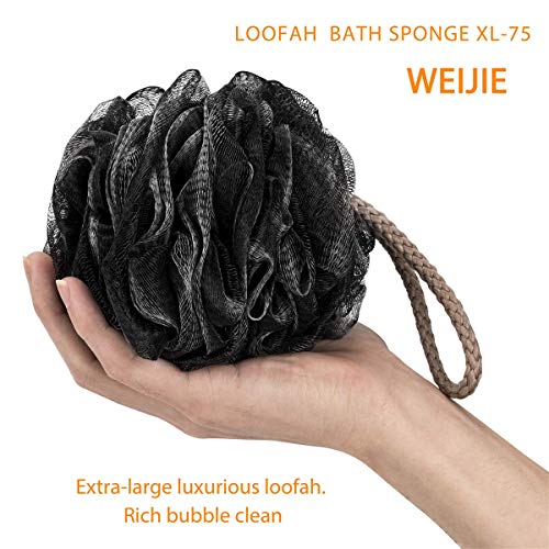 Loofah Bath Sponge, weijie Shower Bath Sponge Shower Loofahs Balls XL