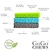 GoGoChews Chewing Pencil Toppers *3 PACK* PIXEL Miner Craft SHAPE Sensory Chews,Oral Motor Tool,Provides Sensory Input Special Needs Chewers, Occupational Therapy Aid, Teething Toys (Blue/Green/Grey)