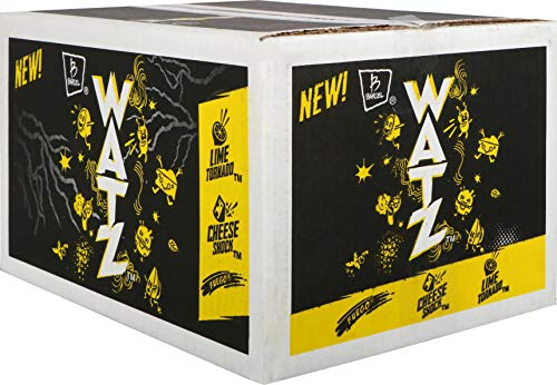 Barcel Watz Cheese Shock - Cheese Flavored Puffs, Box of 10 Individual Bags - Thumbnail 2