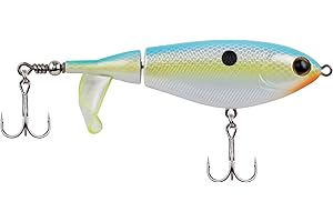 Berkley Choppo Topwater Fishing Lure, Cupped Propeller Tail for Balance of Sound and Spray, Equipped with Sharp Fusion19™ Hook