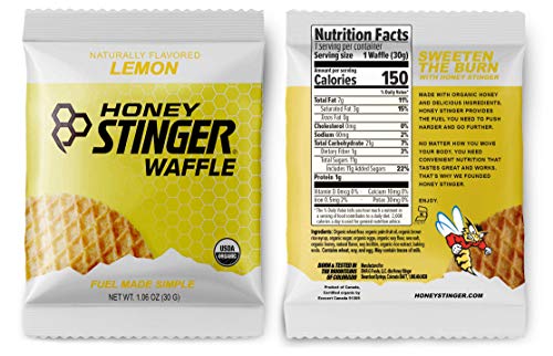 Honey Stinger Organic Waffles - Variety Pack - 14 Count - 2 of Each Flavor - Energy Source for Any Activity - Honey, Chocolate, Caramel, Gingersnap, Vanilla, Strawberry & Lemon