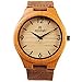 LYMFHCH Moon Phase Astronomy Space Watch Unisex Leather Quartz - Black Gold (Brown)