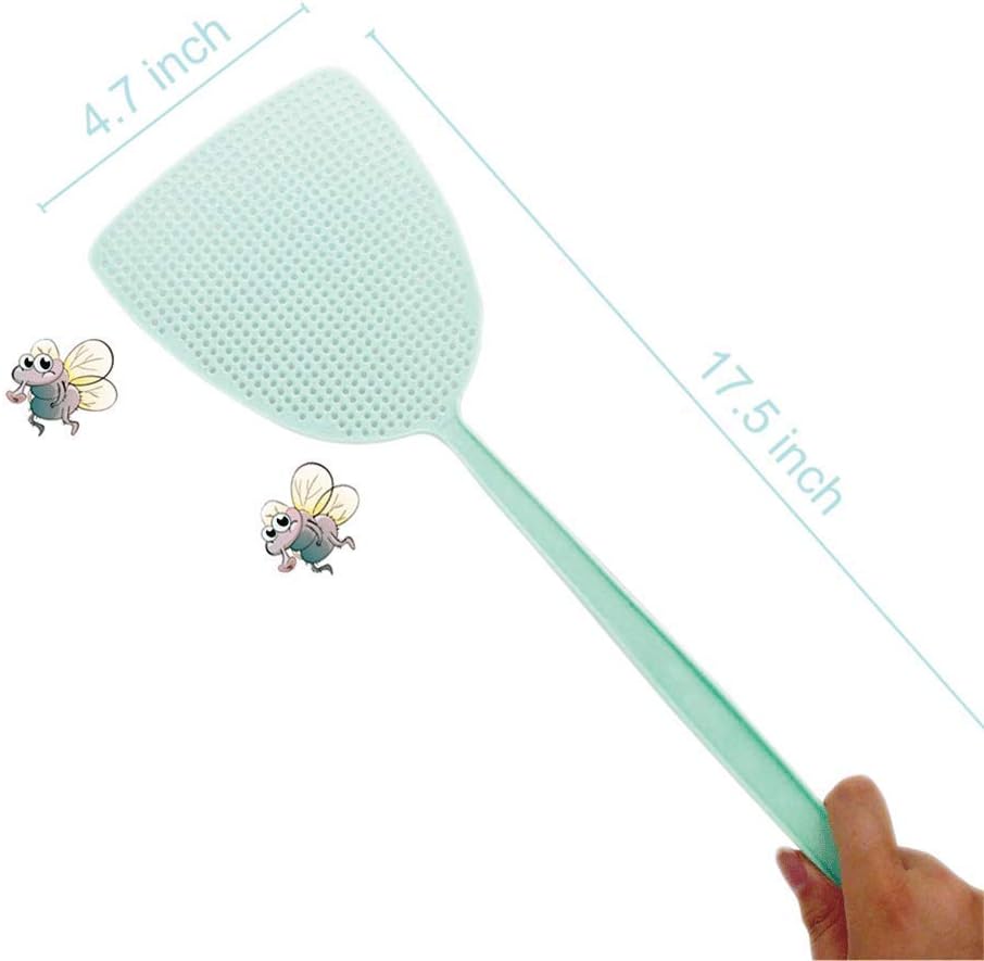 Premium 3PCS Fly Swatters, Strong Flexible Long Fly Swatter Pack, 17.5 Inches Handle Fly Swatter/ Fly Swatters for Indoor/Outdoor/Classroom/Office( 3colors): Garden & Outdoor
