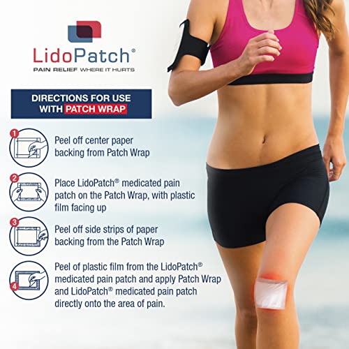 Lidocaine Patch (3Pack), LidoPatch Maximum Strength 3.6 Lidocaine & 1