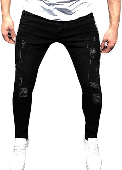 Jean noir homme taille haute Clearance