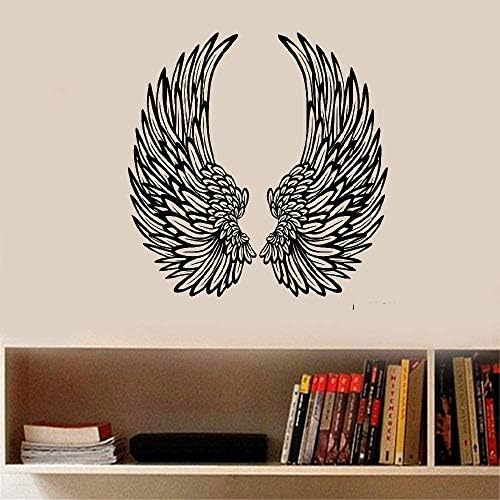 Vinyl Wall Sticker Mural Bible Letter Quotes Angel Wings Nursery Bedroom Home Window Decor Sticker Living Room