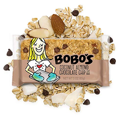 Bobo's Oat Bars (Coconut Almond Chocolate Chip, 12 Pack of 3 oz Bars