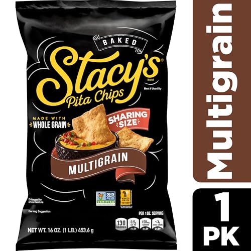 STACY’S PITA CHIPS, MULTIGRAIN, 16 OZ SHARING SIZE BAG