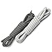 Aupek [2 Pair Pack] Reflective Rope Laces, Athletic Black And White Bright Round Shoelaces High Visibility Shoestrings, Fit for Trekking Shoes Sneakers Basketball Shoes (45 inches/114 cm)