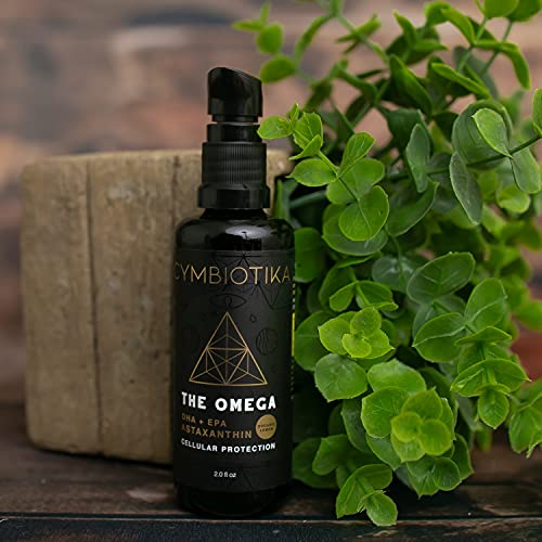 Cymbiotika DHA Omega 3, EPA & Astaxanthin 4mg Liquid Supplement, Supports Brain Development