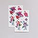 Tattly Temporary Tattoos Watercolor Florals Sheets