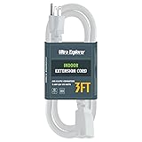 Ultra Explorer White Indoor Extension Cord 3