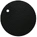 5 Pack Extra Thick Silicone Trivets Heat Resistant Pot Holder and Oven Mitts,Trivets for Hot Dishes,Nonslip Insulation Honeycomb Rubber Hot Pads for Countertop,Multi-Purpose & Flexible Mats,BK
