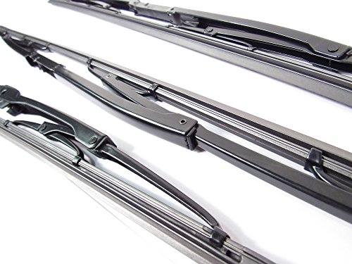 Land Rover Range Rover Wiper Blade Kit - Set of Two (2) DKC000040 and One (1) LR012047