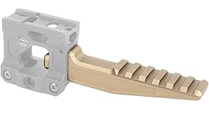 QIRUIMY Red Dot Riser Mount Extended Rail, Airsoft Accessories Red Dot Riser Front Extension Rail for PEQ/NGAL