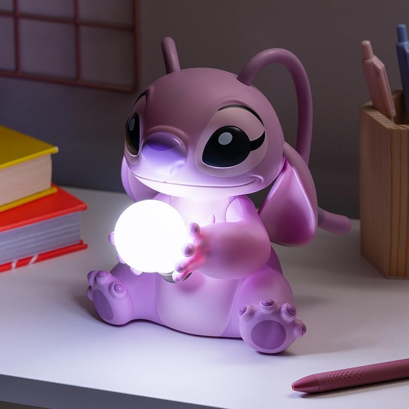 Paladone Angel Lampe – Offiziell lizenzierte Lilo und Stitch Lampe, Disney-Sammelgeschenk, Nachttisch, Schlafzimmer, Nachtlicht-Dekor 2