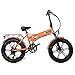 ENGWE Electric Mountain Bicycle 500W 20″ Fat Tire Electric Folding Beach Snow Bike for Adults, Aluminum Electric Scooter 7 Speed Gear E-Bike with Removable 48V12.5A Lithium Battery (Orange)thumb 1