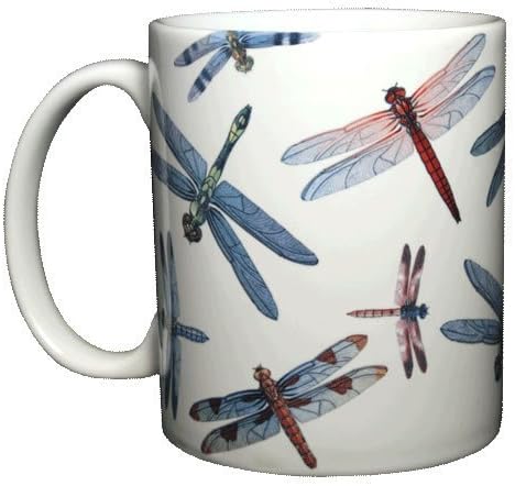 Dragonfly Wrap 11 Ounce Ceramic Coffee Mug (WC306M)