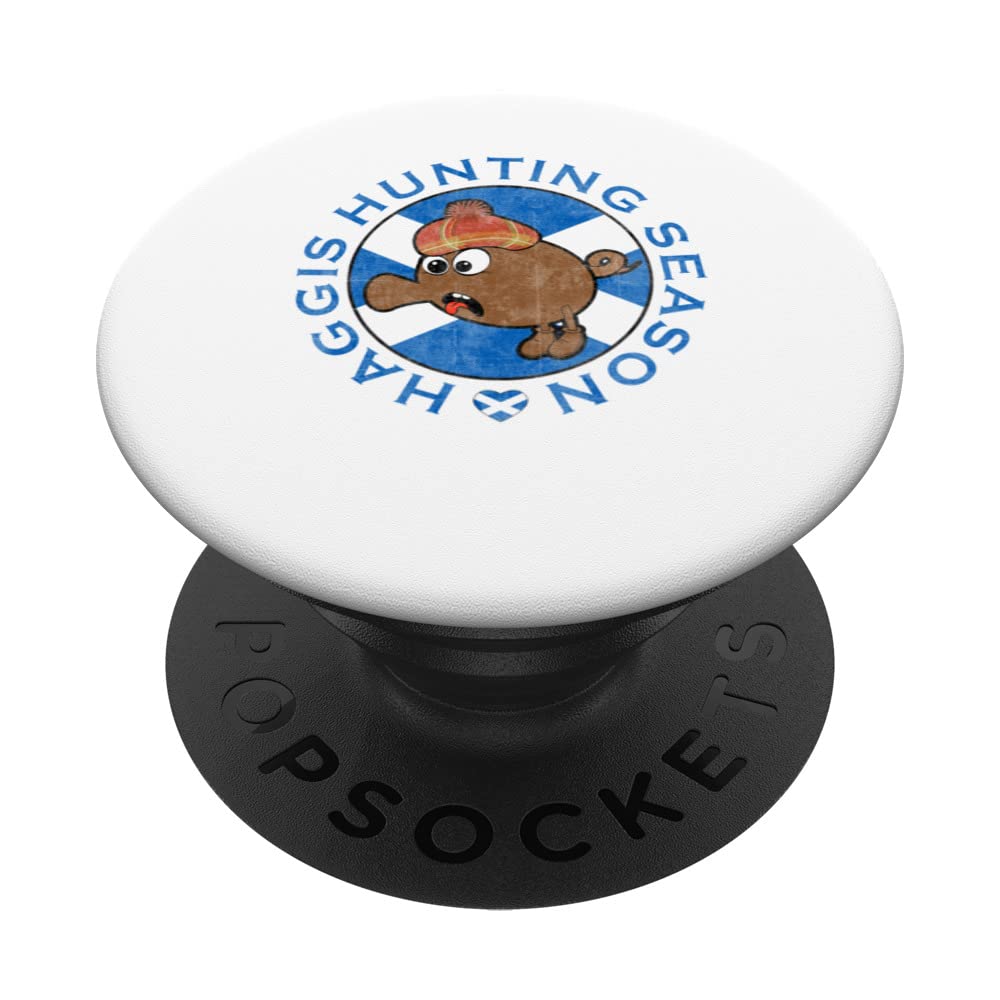 Haggis Hunting Season Funny Scottish PopSockets Swappable PopGrip