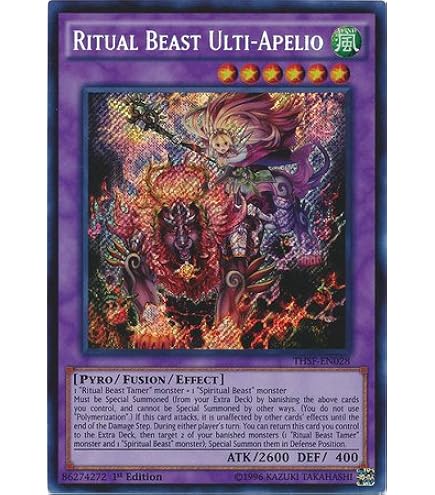 Yu-Gi-Oh! Carta Ritual Beast Tamer Lara (THSF-EN022) – The Secret Forces – 1st Edition Secret Rare