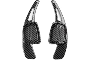 2 PCS Car Wheel Shift Paddle Shifter Trim Cover for Audi 2017-2019 S3 S5 SQ2 SQ5 A3 8V A4 A5 Q2 Q3 Q5 Q7, Paddle Shifter Shif