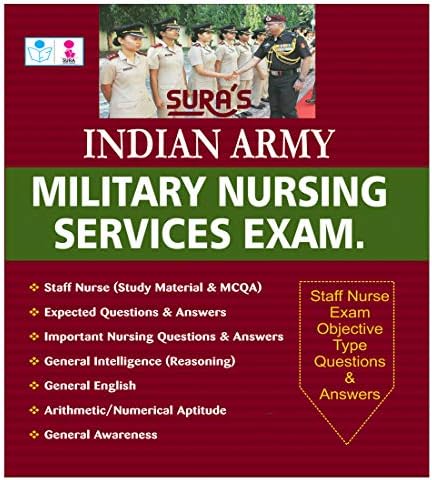 Indian Army Military Nursing Service Exam Objective Type Questions & Answers Books Paperback โ 1 January 2015