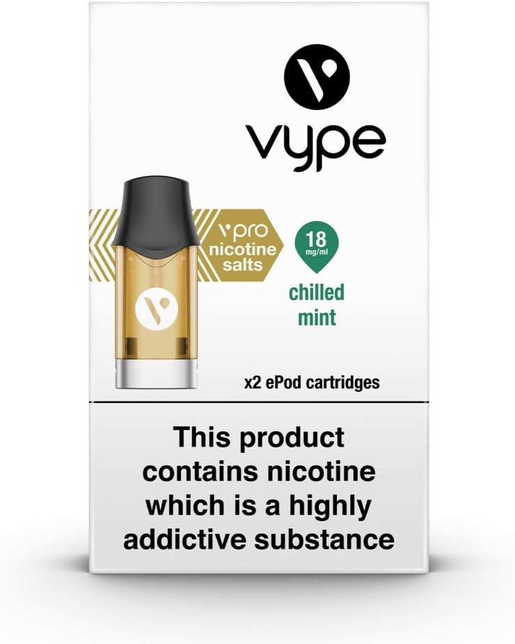VYPE EPOD VPRO Chilled Mint CARTRIDGES (18MG) 2pods (5)