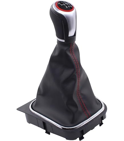 5 Speed Gear Shift Knob Gaitor Boot Cover For VW Golf/Rabbit/Jetta MK5 2004-2009