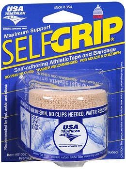 Self-Grip Self-Adhering Athletic Tape/Bandage, 2" Beige, Pack of 6