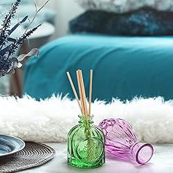 Coloch Set of 10 Colored Bud Vases, Assorted Small