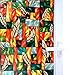 Bloss Privacy Window Film Stained Glass Window Non-Adhesive Static Cling Glass Film for Door Home Office Hotel Bathroom Living Room 17.7 Inch by 78.7 Inch