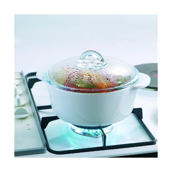 Pyroflam P23A000/5043 Casserole with Lid, 1.0L , White