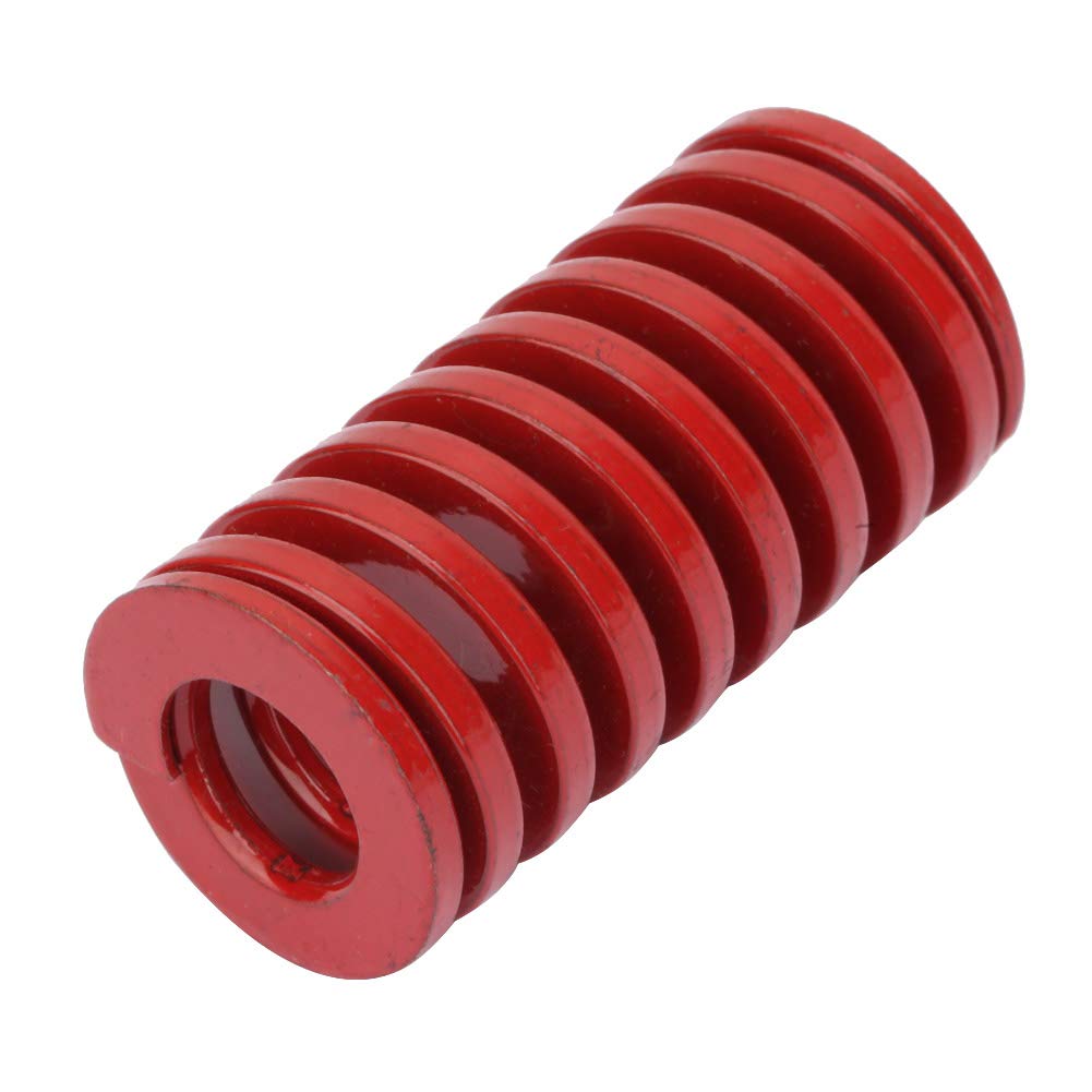 1pcs Red Die Spring OD 22mm ID 11mm Medium Load Mould Die Spring Red Series Domestic Mold Flat Wire Spring Medium Load Compression(TM22*90mm)