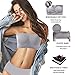 diwollsam Women’s Padded Strapless Bra, Summer Wire-Free Lace Fashion Bandeau Tube Top Sport Everyday Bra,1/2/3 Packthumb 4