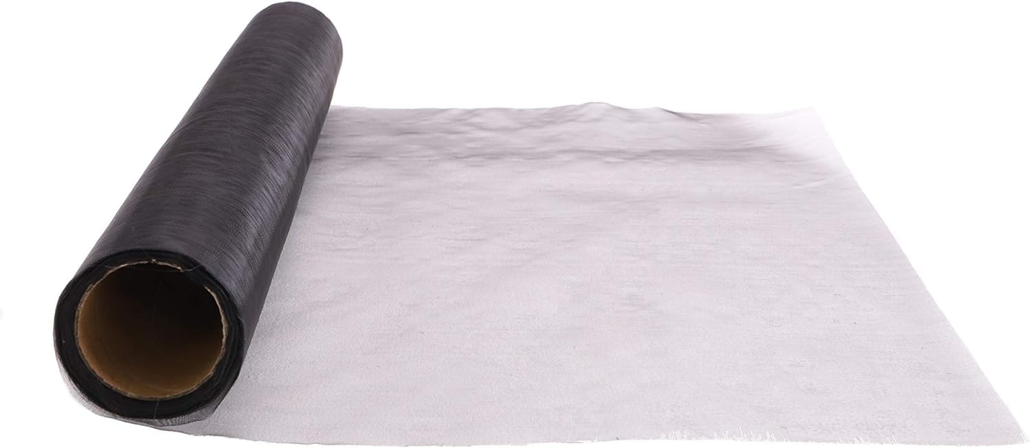 Toyland® 9M x 40cm Roll of Sheer Organza - Christmas Decorations/Wedding Accessories (Black) — image 1