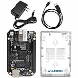 Vilros Beagleboard (Beaglebone Rev C) Starter Kit-Includes Clear Case-Power Supply-Micro USB Cable