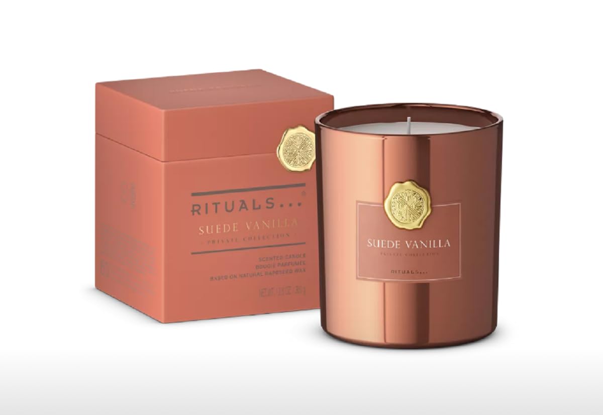 RITUALS Suede Vanilla Luxury Scented Candle Private Collection 360g