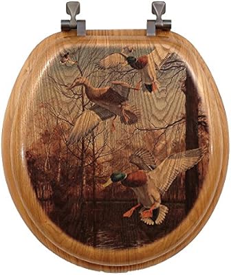 Amazon Com Black Forest Decor Duck Toilet Seat Round Home