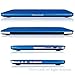 TopCase Rubberized Hard Case for 13-Inch Macbook Pro A1425 and A1502 Bundle with Sleeve, Silicone Keyboard Cover, Clear Screen Protector and Mouse Pad -  Royal Blue