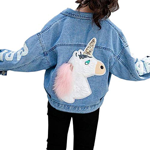 denim unicorn jacket