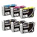 E-Z Ink (TM) Remanufactured Ink Cartridge Replacement For Epson 126 (3 Black, 1 Cyan, 1 Magenta, 1 Yellow) 6 Pack