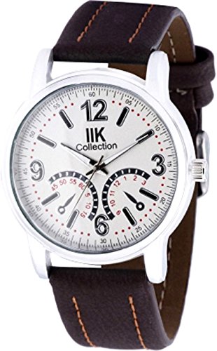 iik collection analogue off-white dial men's and boys watch - iik-519m