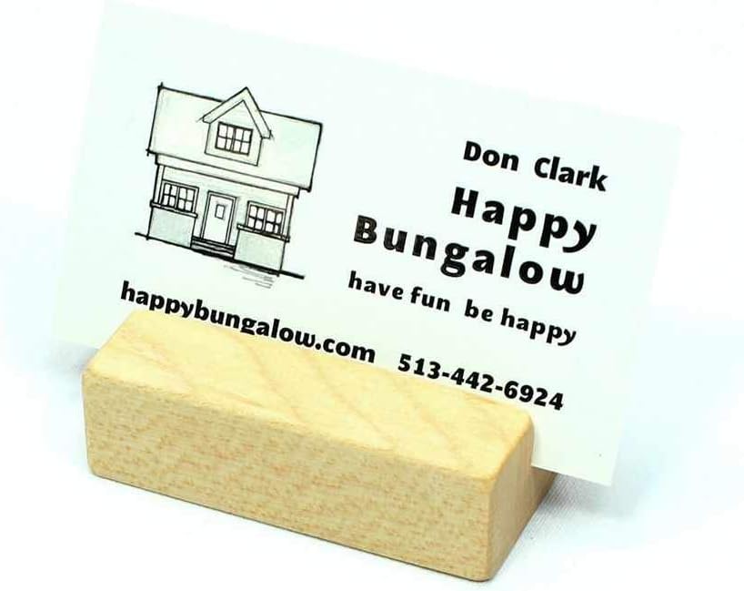 Wooden Business Card Holder