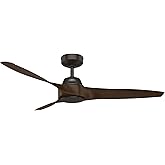 Hunter Fan 52 Inch Casual Premier Bronze Finish Indoor/Outdoor Ceiling Fan, Ceiling Fan with 3 Blades, Holiday Gift for Patio