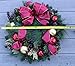 The Wreath Depot Easton Christmas Wreath 24 Inch, Elegant Designer Holiday Door Wreath, Designed in USA, White Gift Box Included